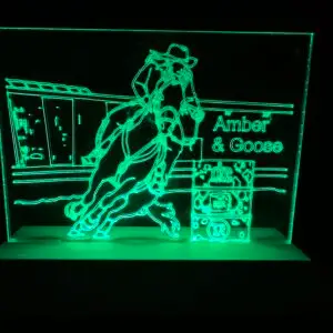 Customized Edge-Lit Acrylic Engraving